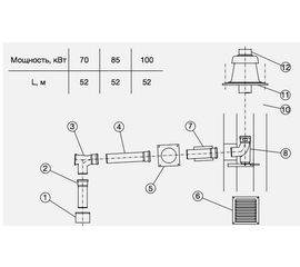 Базовая комплектация GA (тип B23) забор воздуха из помещения, image 