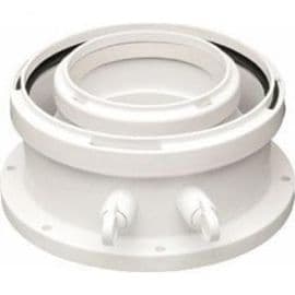 AZB1093 / Адаптер для подключения дымохода ∅60/100 к котлам с подключениями ∅80/125, фото 