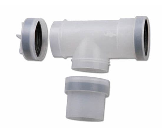 AZB 624 / Отвод 90° с ревизионным люком, ∅80 мм, фото 