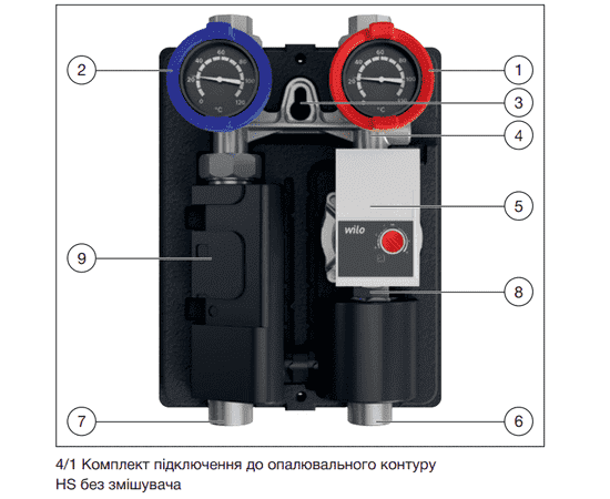 HS 25 Насосная группа без смесителя [CLONE], image , зображення 2