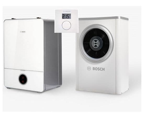 Пакетное предложение Bosch Logapak Compress 7000 AWE/AWB с воздушно-водяным тепловым насосом, image 